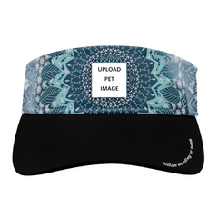 Personalized Logo Hat, Custom Hat, Sun Visors for Women and Men Summer Adjustable Brim UV Protection Hat for Hiking Golf Tennis Outdoors,coolcustomize, PR158-23025019