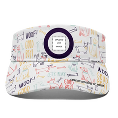 Personalized Logo Hat, Custom Hat, Sun Visors for Women and Men Summer Adjustable Brim UV Protection Hat for Hiking Golf Tennis Outdoors,coolcustomize, PR158-23025015