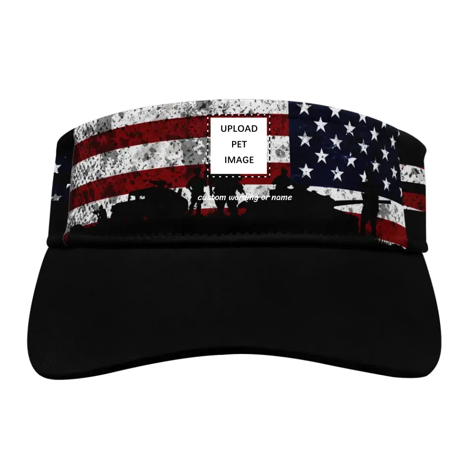 Personalized Logo Hat, Custom Hat, Sun Visors for Women and Men Summer Adjustable Brim UV Protection Hat for Hiking Golf Tennis Outdoors,coolcustomize,PR158-23025002