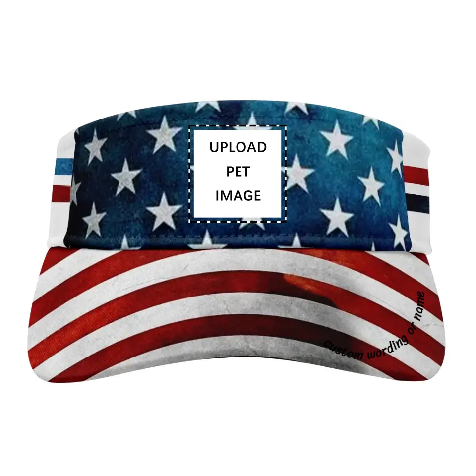 Personalized Logo Hat, Custom Hat, Sun Visors for Women and Men Summer Adjustable Brim UV Protection Hat for Hiking Golf Tennis Outdoors,coolcustomize,PR158-23025018